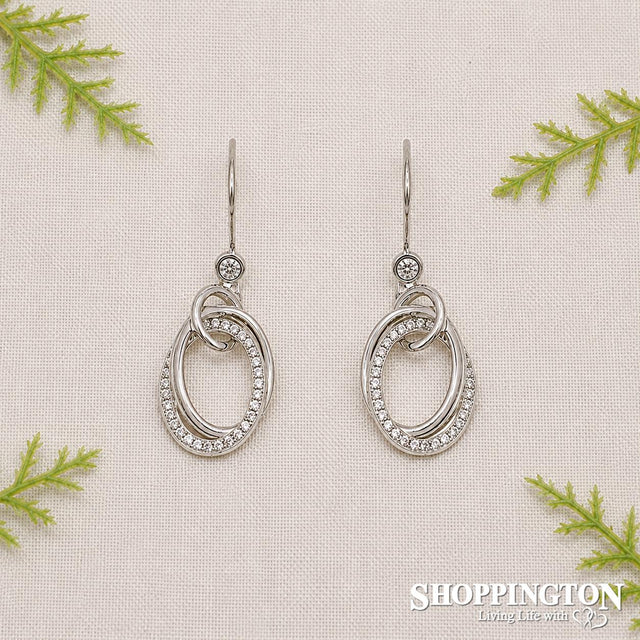 Earrings - Sterling Silver Double Rings