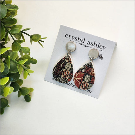 Earrings - Vintage Pacific Teardrop