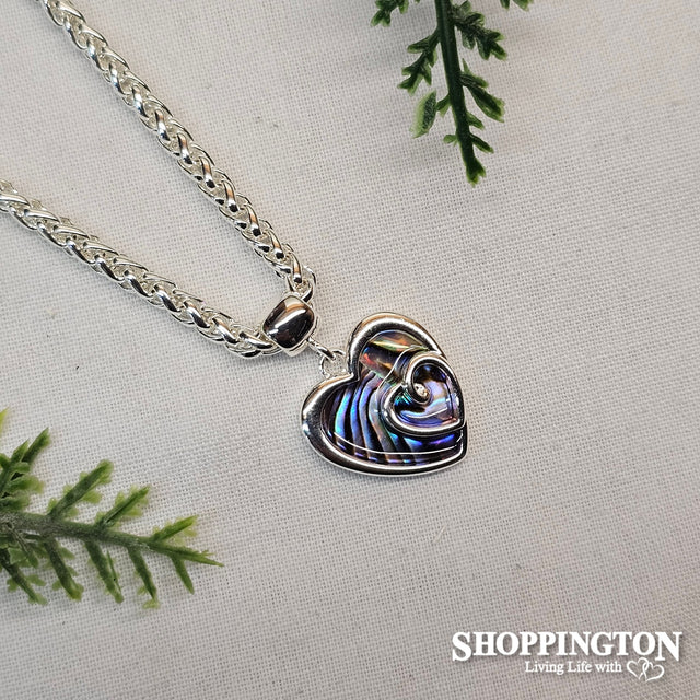 Equilibrium - Paua Heart Bracelet