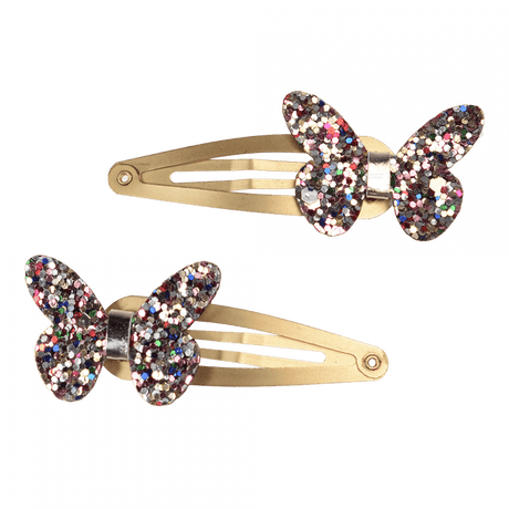 Fairies in the Garden - Glitter Butterfly Hair Clips