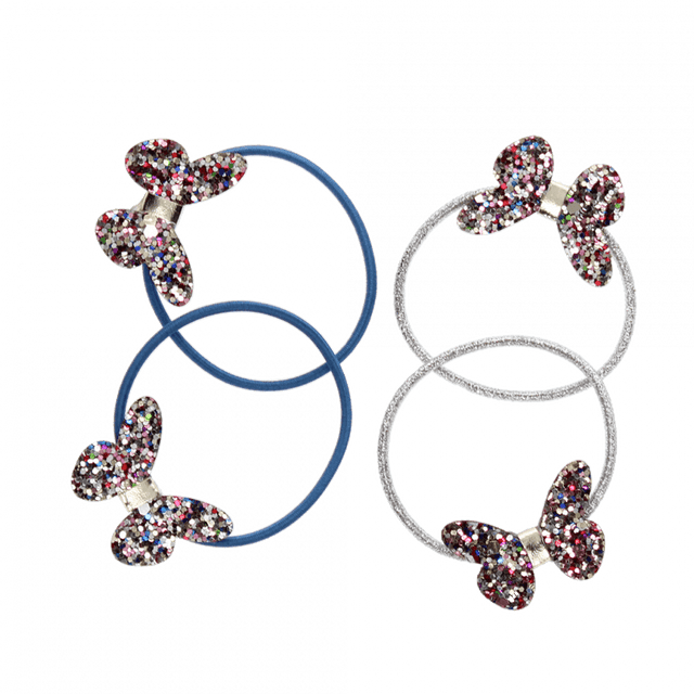 Fairies in the Garden - Glitter Butterfly Hair Ties