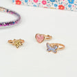 Fairies in the Garden - Glitter Butterfly Rings