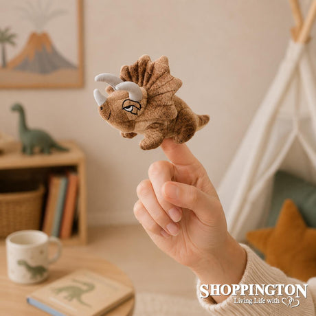 Finger Puppets - Triceratops