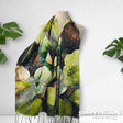Floral Scarf - Green Tones