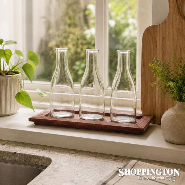 Flower Vase Holder & Tray