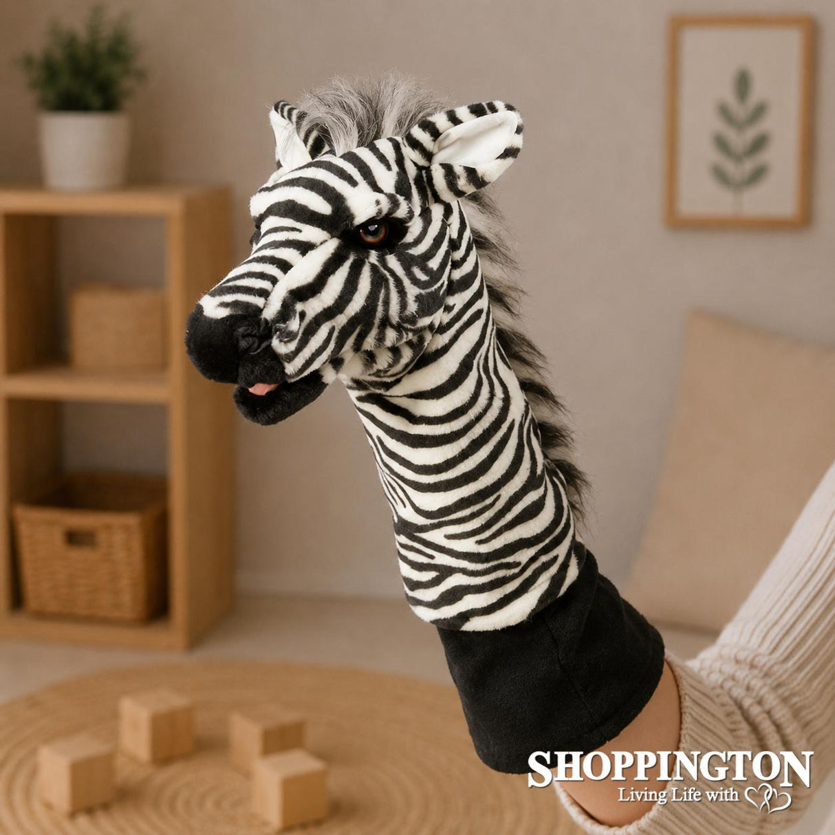 Folkmanis Puppet / Zebra