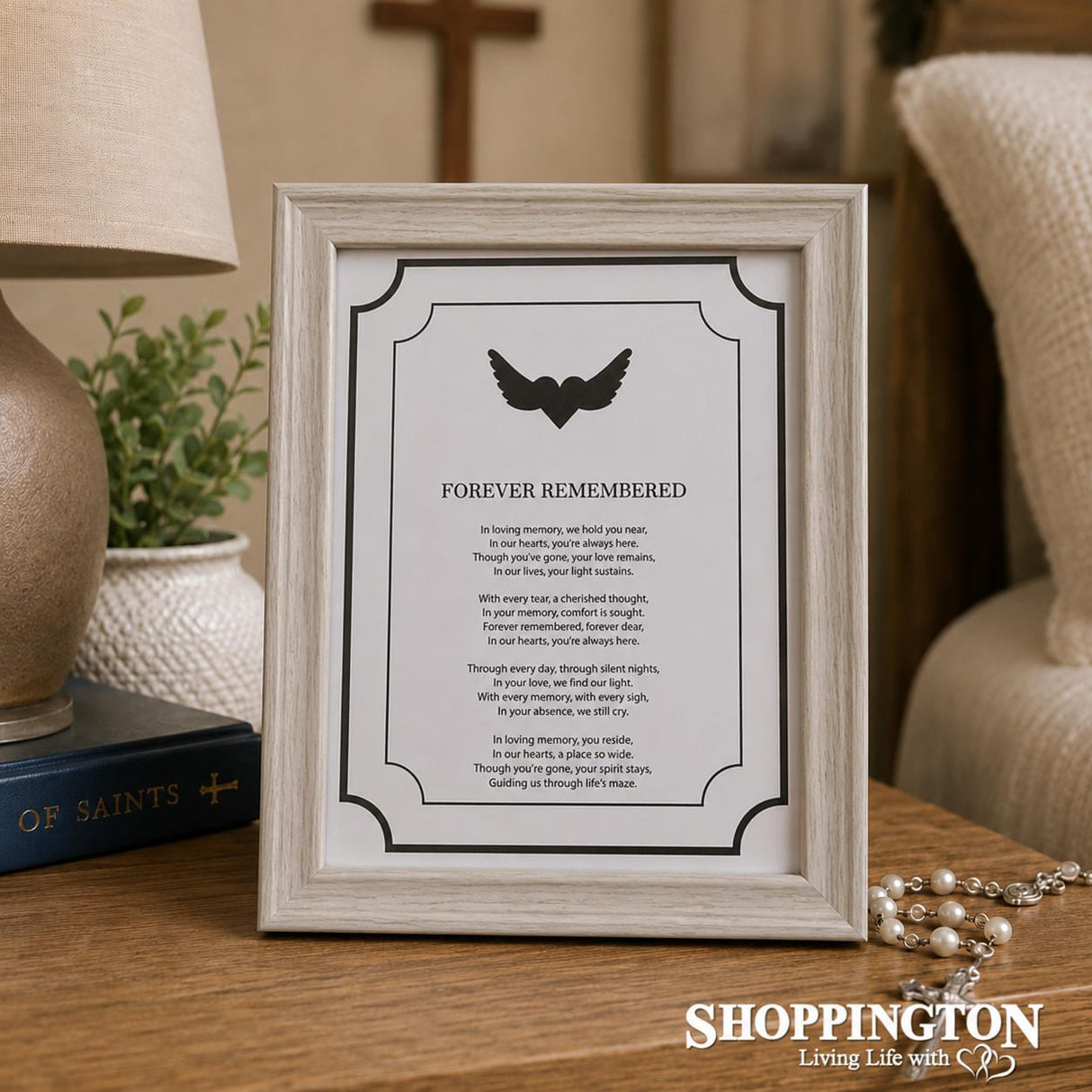 Forever Remembered - Poem Frame