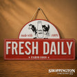 Fresh Milk Tin Novelty Sign