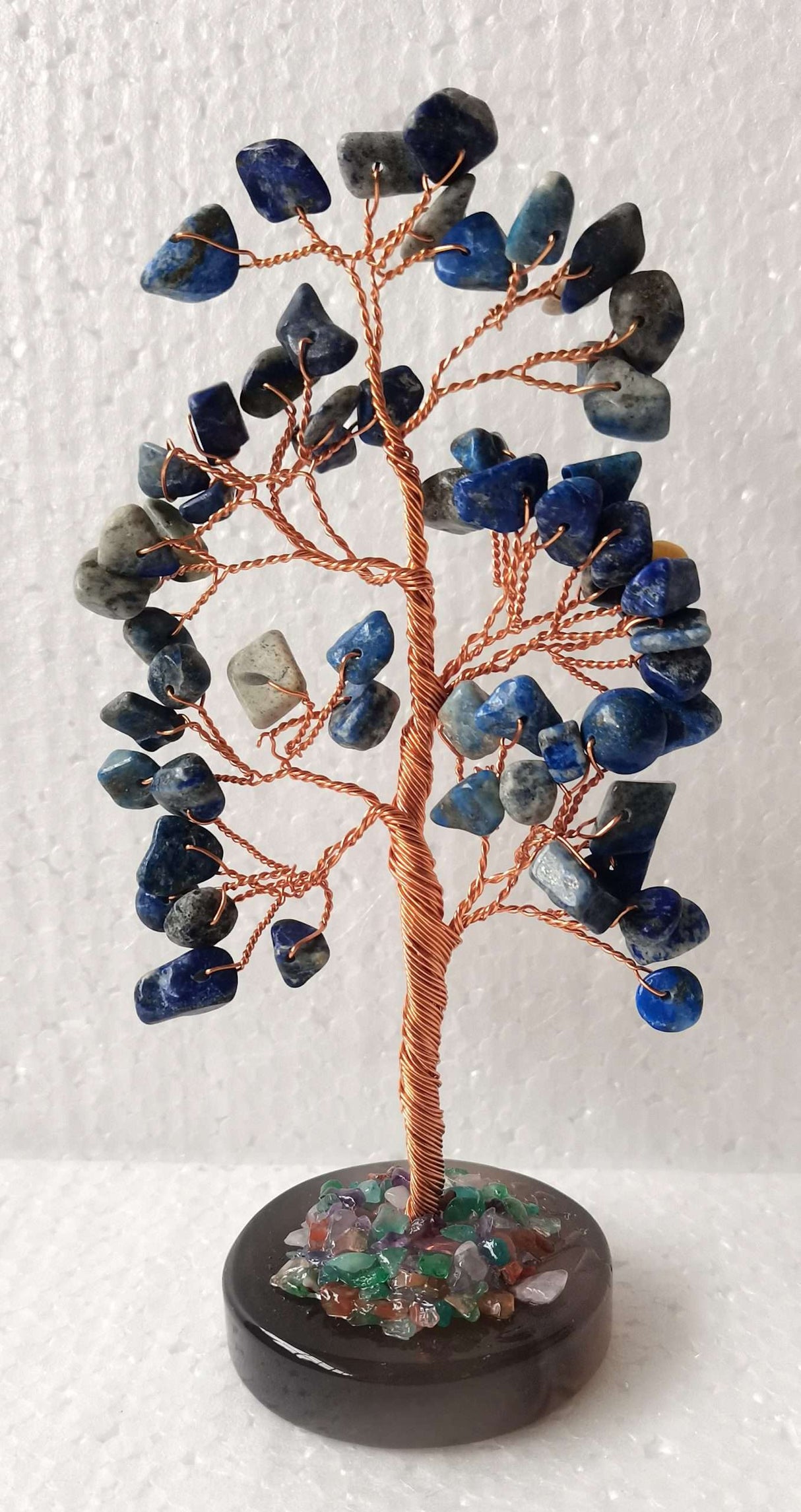 Crystal Tree - Lapis Lazuli with Agate Base