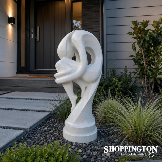 Garden Sculpture - Terrazzo Sexy Lady White 60cm