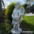 Garden Statue - Bird Feeder Angel 60cm (designed to last outdoors)”