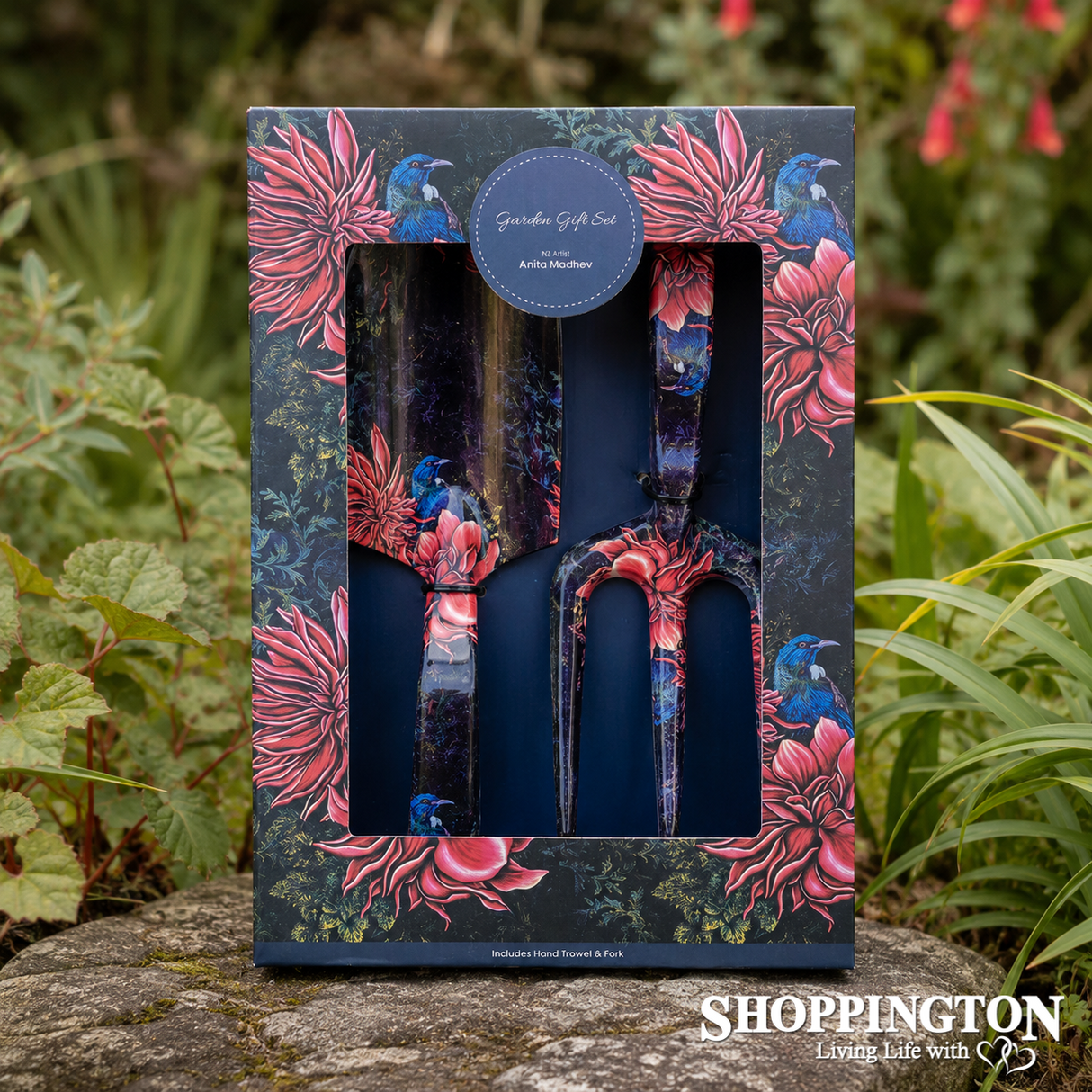 Garden Trowel & Fork Set - Dahlia & Tui