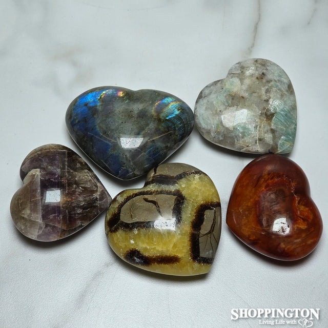 Gemstone Heart 7-8cm