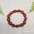 Gemstone Large Bead Bracelets - Red Jasper