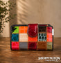 Genuine Leather Patchwork Wallet 14cm x 10cm