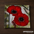 Glass Armistace Plate 27cm x 27cm