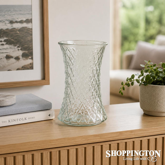Glass Vase - Diamond Waist