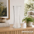 Glass Vase - Ribbed