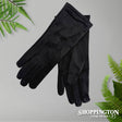 Gloves - Plain Suede - Black