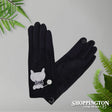 Gloves - Suede Pussycat - Black