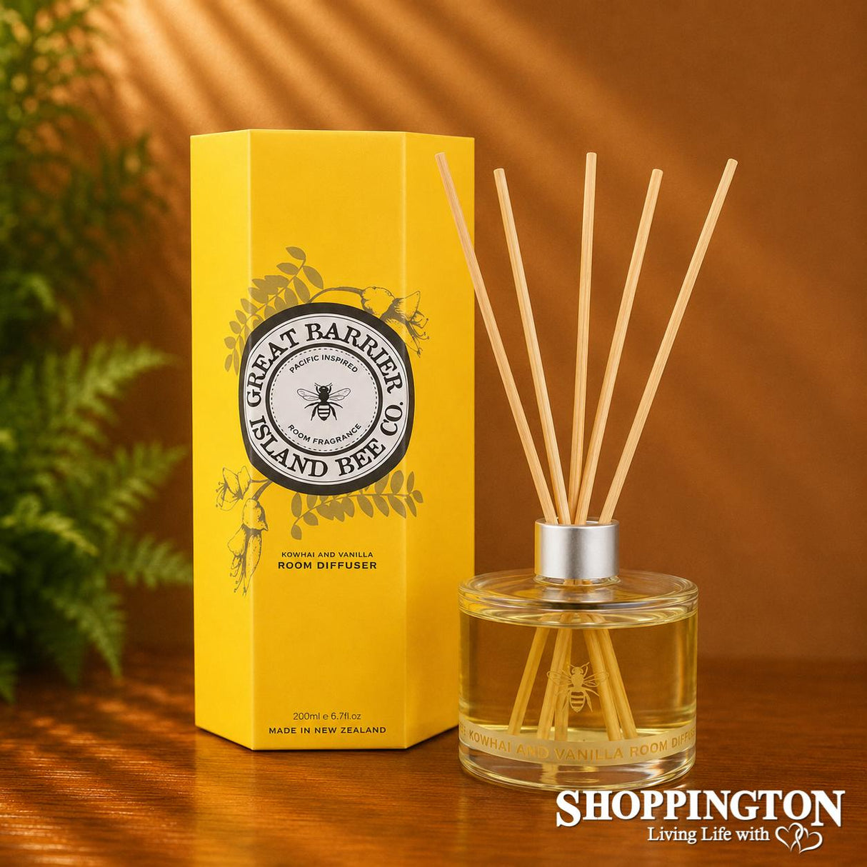 Great Barrier Island Bee Co - Kowhai & Vanilla Diffuser