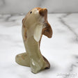 Green Banded Calcite Dolphin