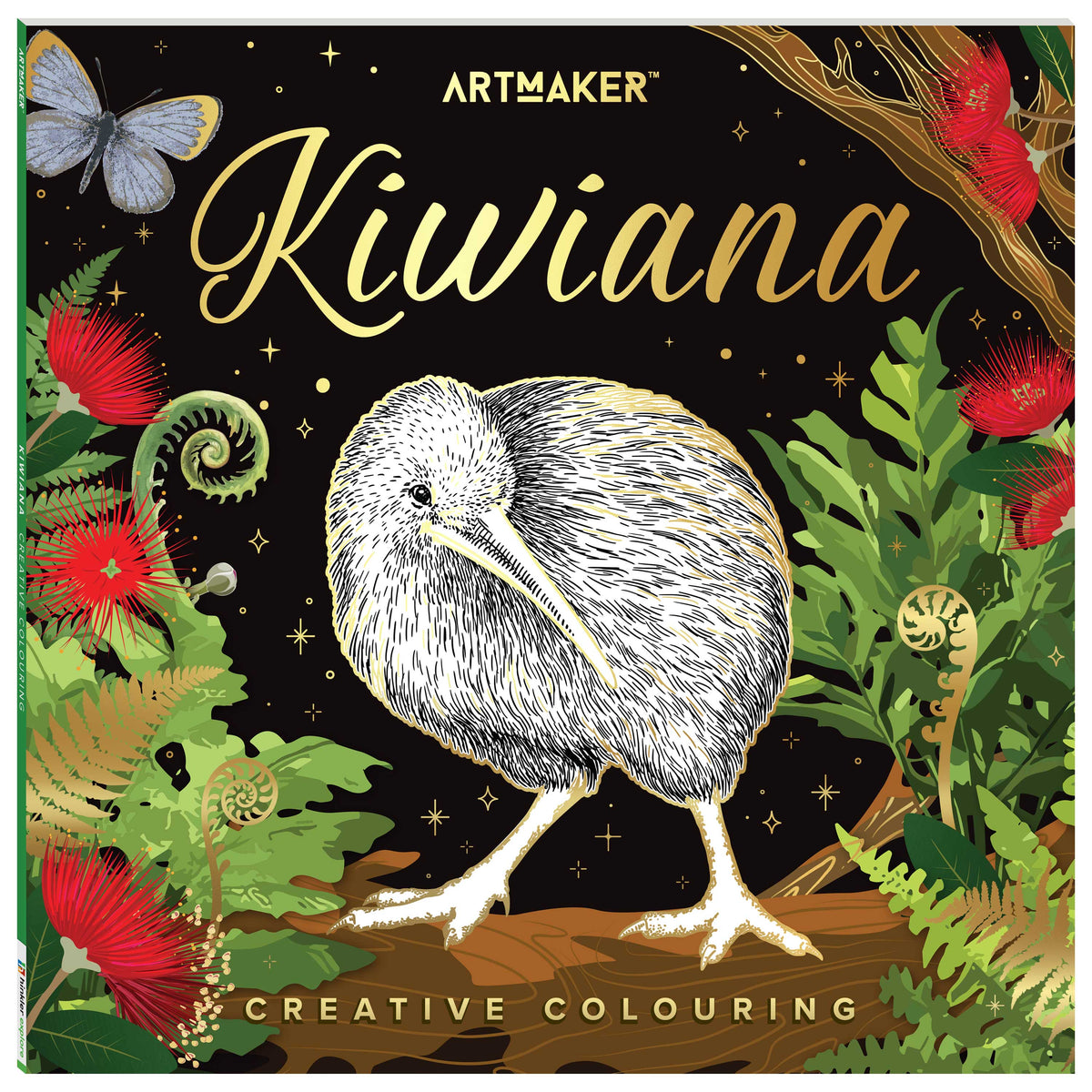 Artmaker - Kiwiana Colouring Book
