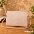 Handbag - Botanical Embossed Bag - Lilac