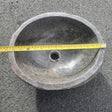Handcarved Stone Wash Basin - 32.5cm x 37cm