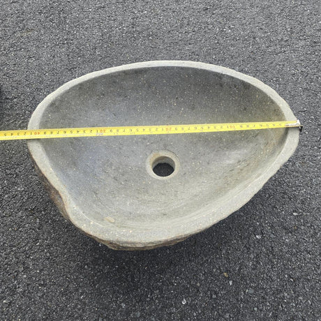 Handcarved Stone Wash Basin - 33cm x 41.5cm