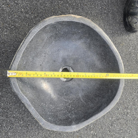 Handcarved Stone Wash Basin - 37cm x 36cm