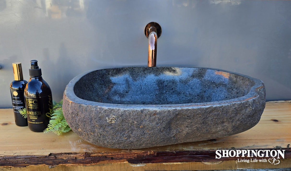 Handcarved Stone Wash Basin - 51cm x 45cm