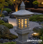 Handmade Concrete Japanese Lantern