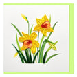 Handmade Gift Card - Quilled Daffadils