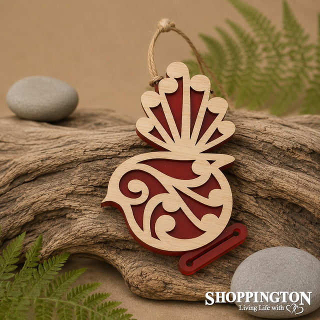 Hanging Ornament - Koru Fantail