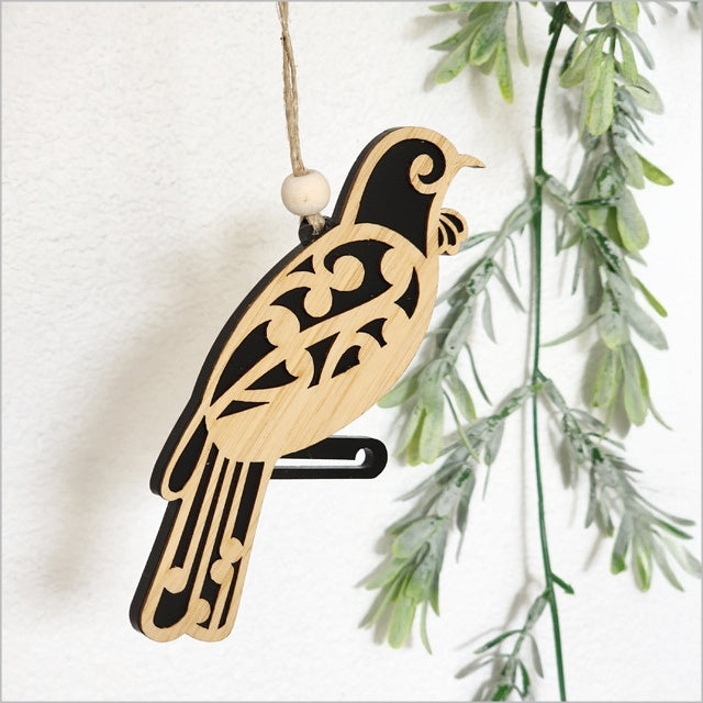 Hanging Ornament - Koru Tui