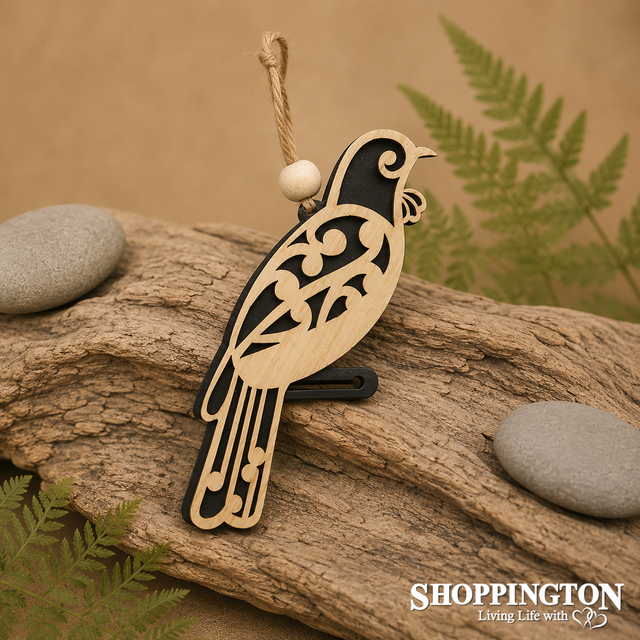Hanging Ornament - Koru Tui