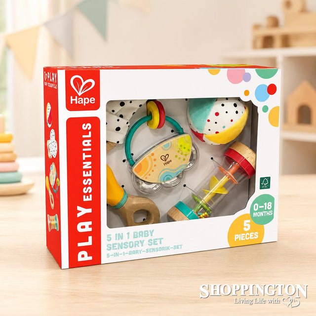 Hape 5 in 1 Sensory Set