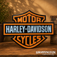 Harley-Davidson Motorcycles Tin Novelty Sign