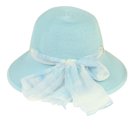 Hat Lani Scarf Trim - Denim