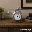 Helicopter Antique Clock