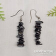 Hematite Chip Gemstone Earrings