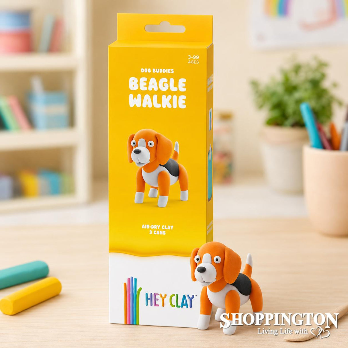 Hey Clay - 3 Can Sets - Beagle Walkie
