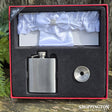 Hip Flask & Garter Set