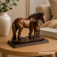 Horse & Foal Figurine