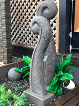 Concrete Koru Garden Sculpture