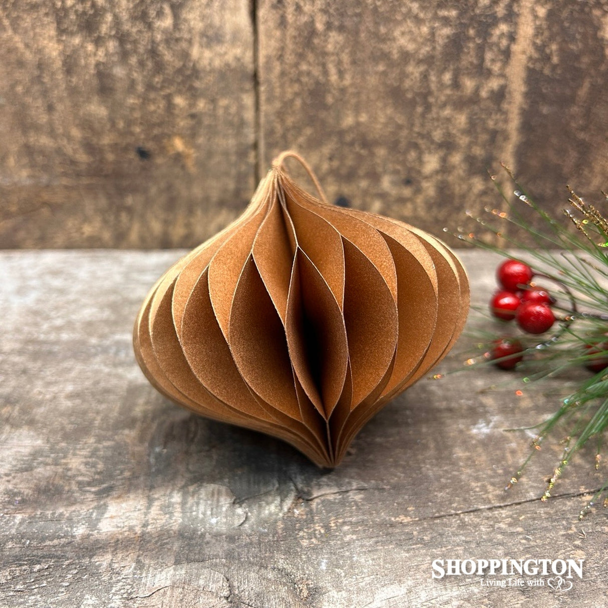 Honeycomb Teardrop - Gold