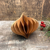Honeycomb Teardrop - Gold
