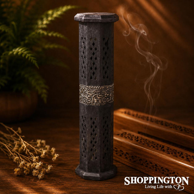 Incense Tower - Black Elephant
