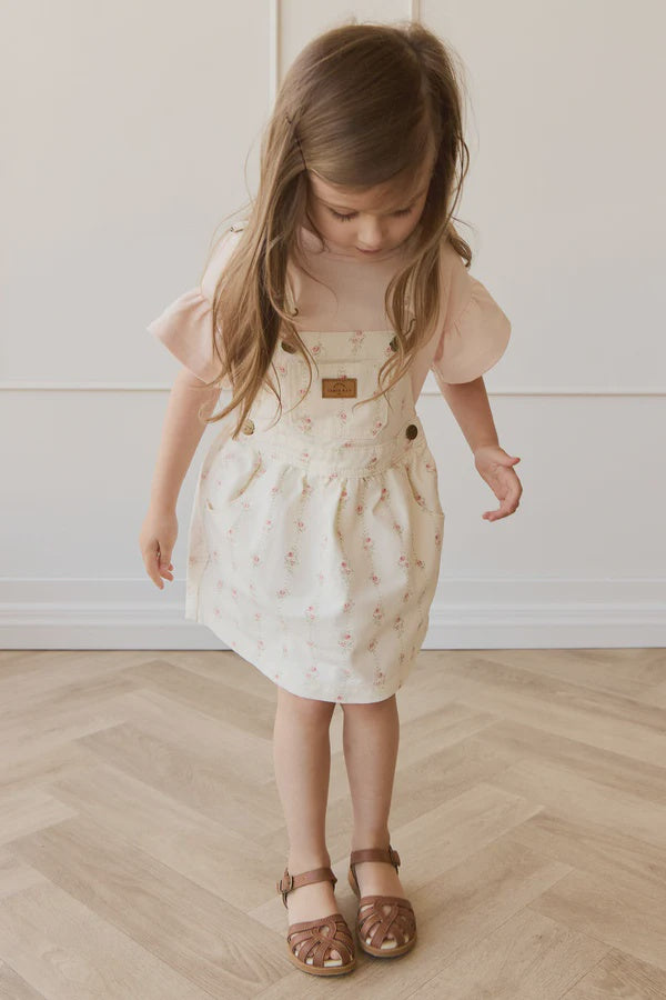 Norah Overall Dress - Rose Trail